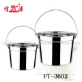 Stainless Steel Water Bucket & Household (FT-3602)